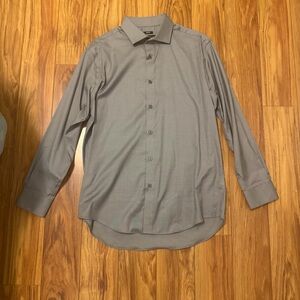 Kenneth Cole Men's Gray Dress Shirt